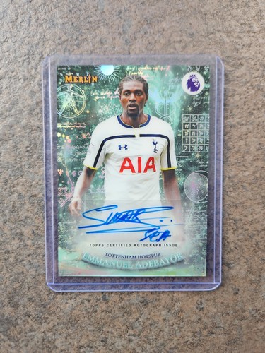 Emmanuel adebayor auto - auto, topps