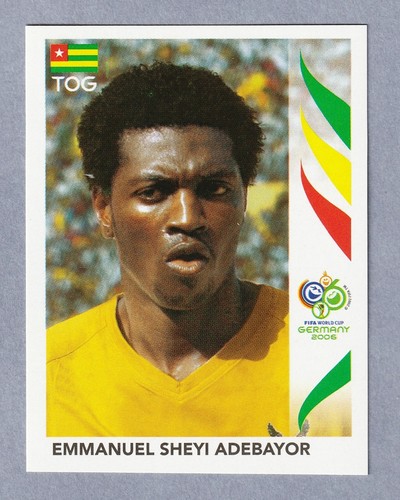 Sheyi adebayor figurine panini - sheyi,