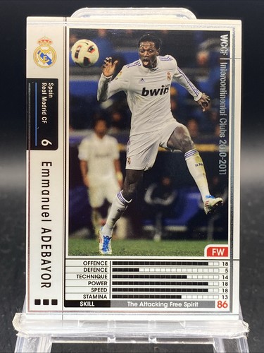 Emmanuel adebayor panini - adebayor, wccf