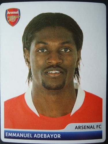 Panini emmanuel adebayor - panini, 86
