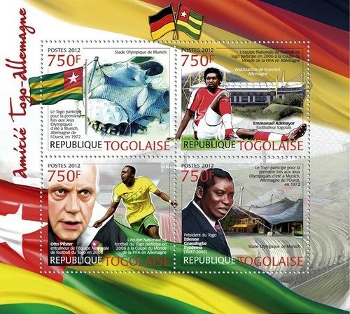 Togo 2012 mnh - mnh, amicizia